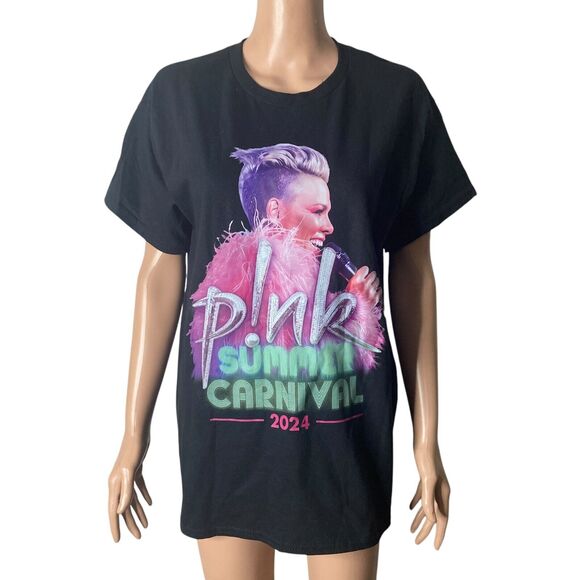Pink Concert shirt Mens Medium Summer Carnival Tour 2024 - Picture 3 of 10